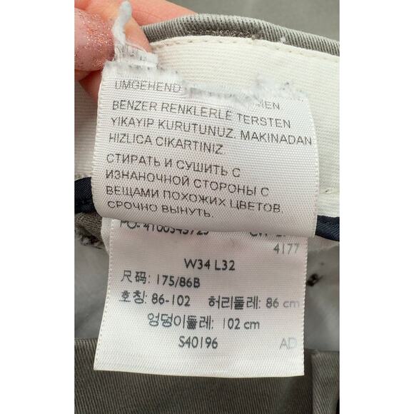 Dockers Men's Straight Fit Pants | Moss Gray | 34" X 30" Pre owned - Picture 4 of 7